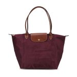 Ready Stock Longchamp Le Pliage Classic / Original Long Handle Burgundy M