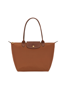 Longchamp Le Pliage Classic / Original Long Handle Cognac M