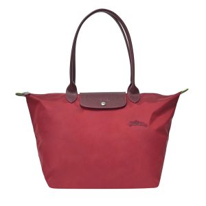 Longchamp Le Pliage Green Series Long Handle Rouge Red L