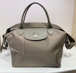 Longchamp Le Pliage Nèo Top Handle Adjustable S Taupe