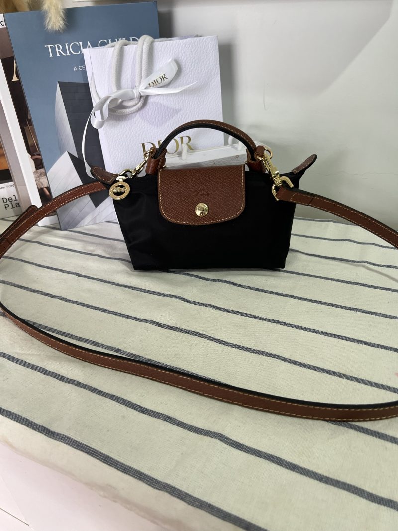Longchamp Pouch Le Pliage Classic Black Include Strap