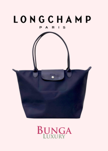 Longchamp Nèo Long Handle L Navy