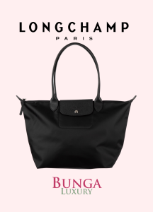 Longchamp Néo Long Handle M Black New