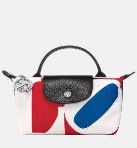 Longchamp X Robert Indiana Pouch White