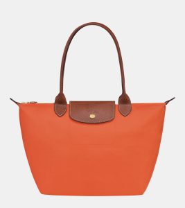 Longchamp Le Pliage Classic / Original Long Handle Orange M