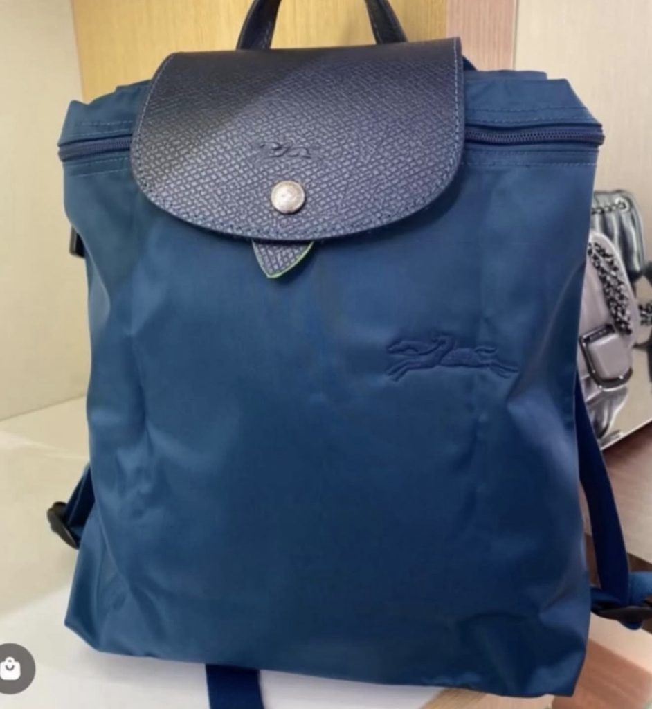 Longchamp Backpack Le Pliage Green Series Ocean