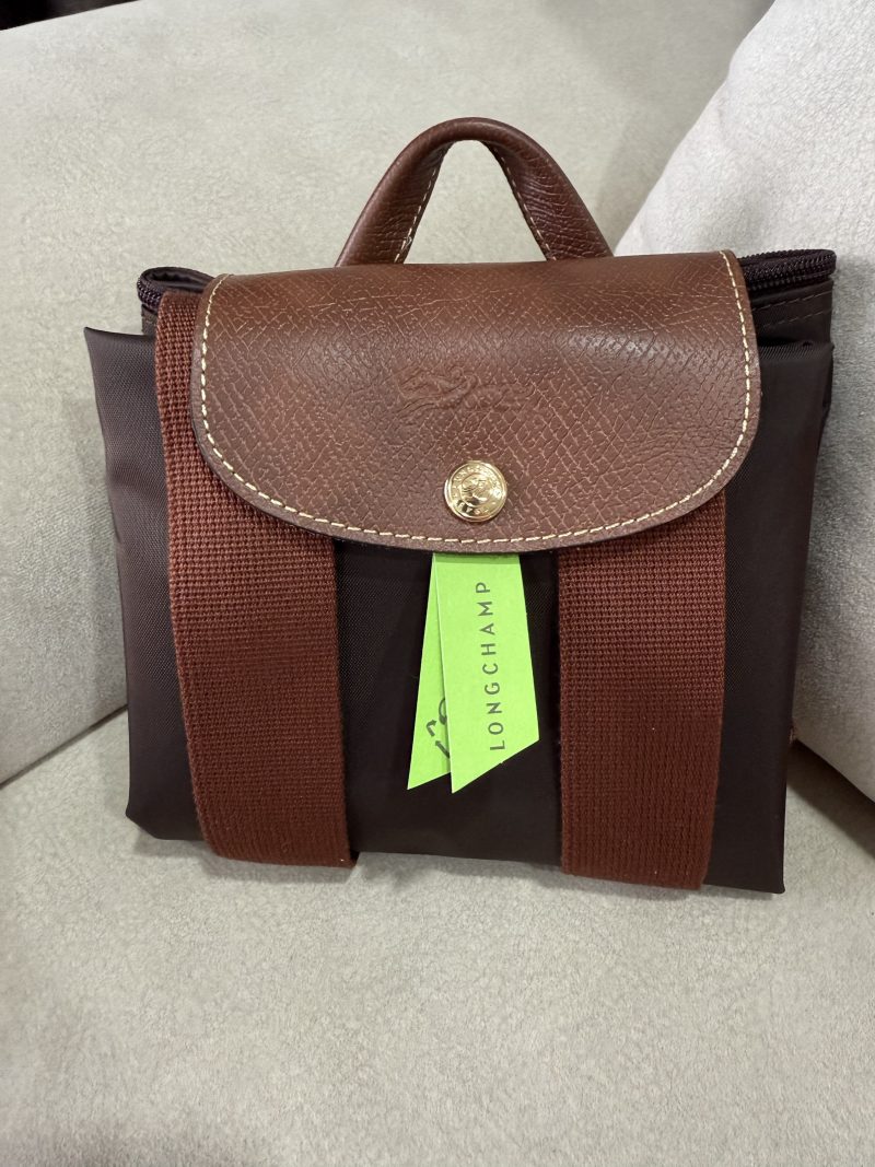 Backpack Le Pliage Original M Ebony Chocolate - Image 4