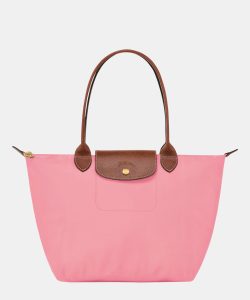 Longchamp Le Pliage Classic / Original Long Handle Marshmallow M