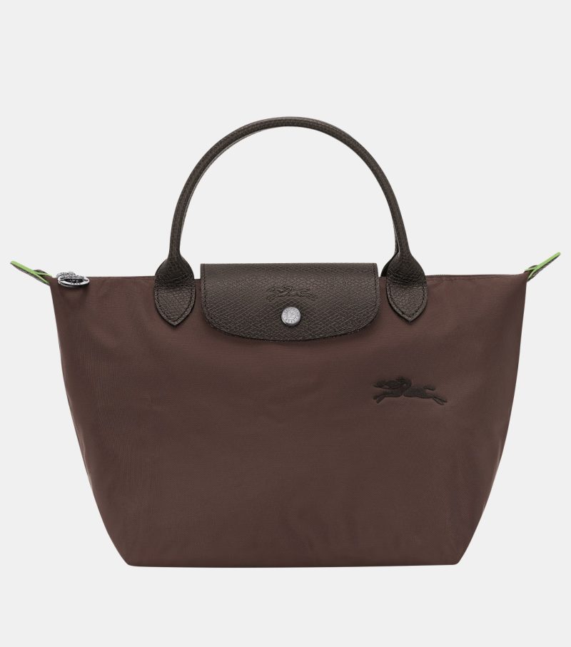 Longchamp Green S Short Handle Mocha