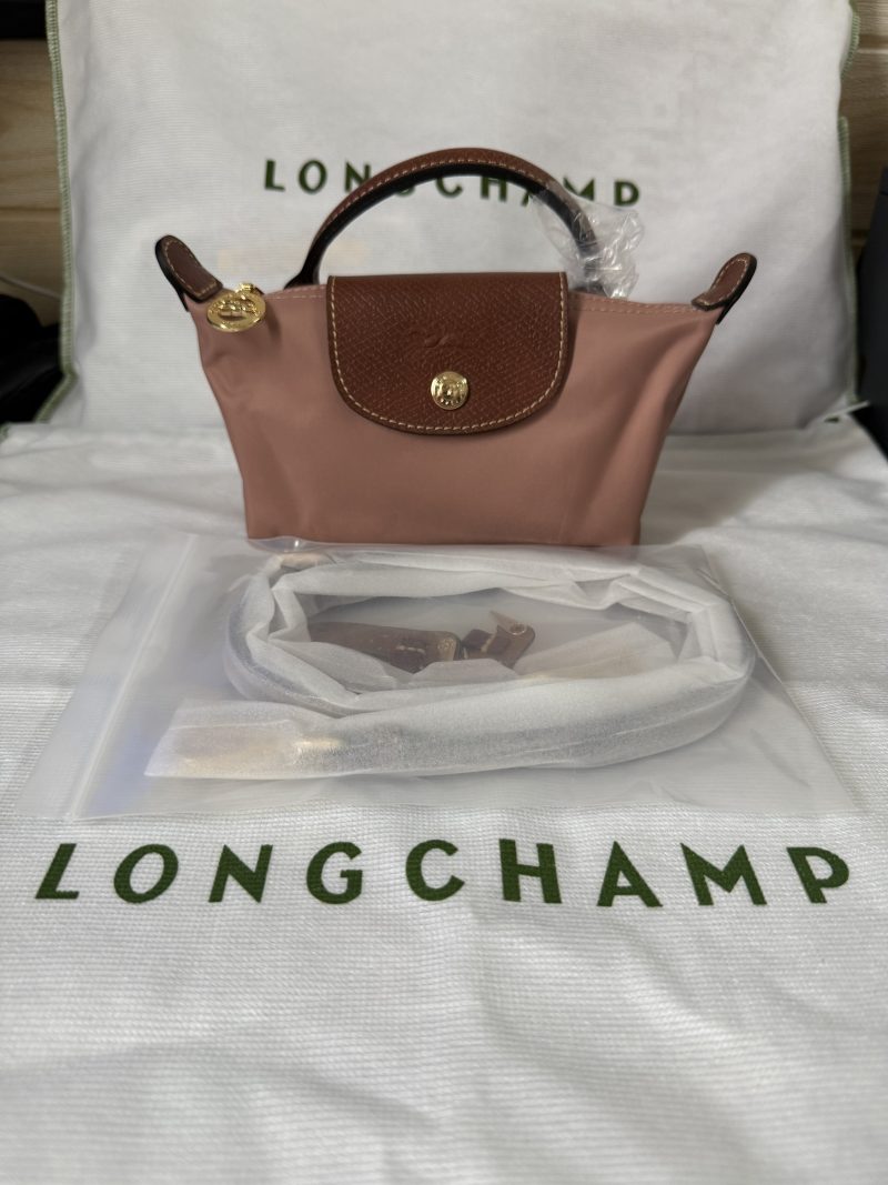 Longchamp Pouch Le Pliage Classic Pink Tea - Image 3