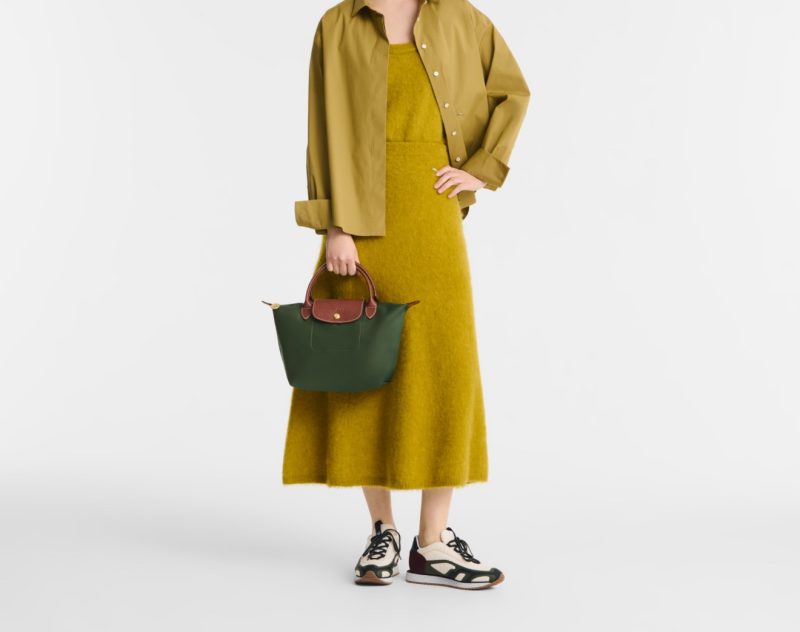 Longchamp Classic / Original Short Handle British Green S - Image 2