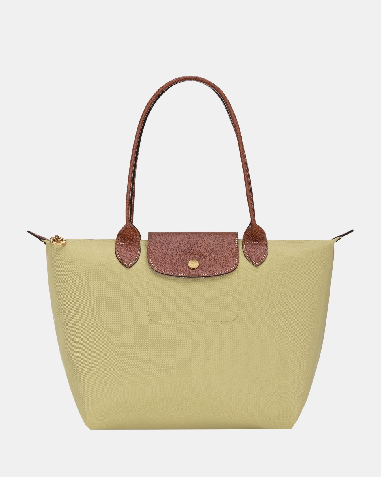 Longchamp Le Pliage Classic / Original Long Handle Pistachio