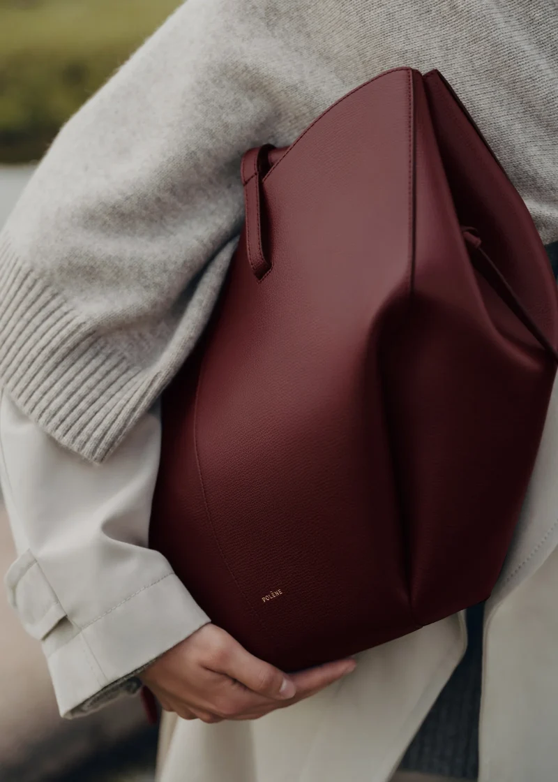 [Pre Order] Polene Cyme Edition Textured Black Cherry [Regular] - Image 3