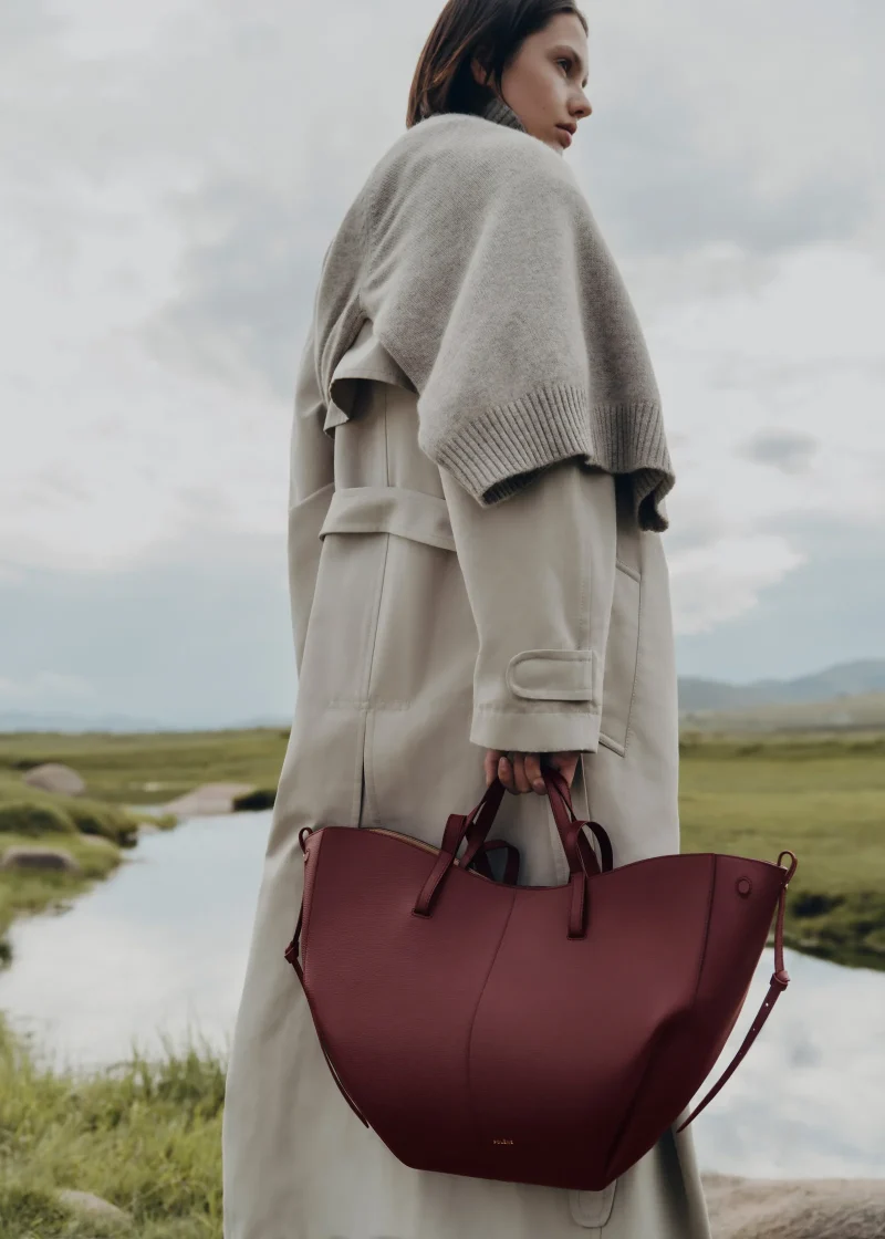 [Pre Order] Polene Cyme Edition Textured Black Cherry [Regular] - Image 4