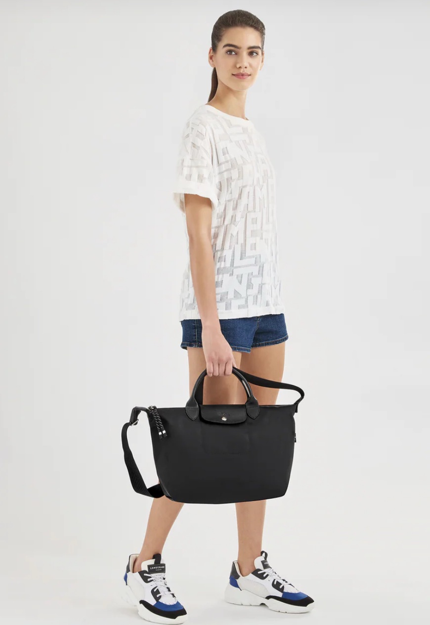 Le Pliage Energy M Handbag Black - Image 2