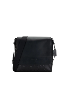 Coach Houston Map 4006 Embossed Crossbody Bag In Black