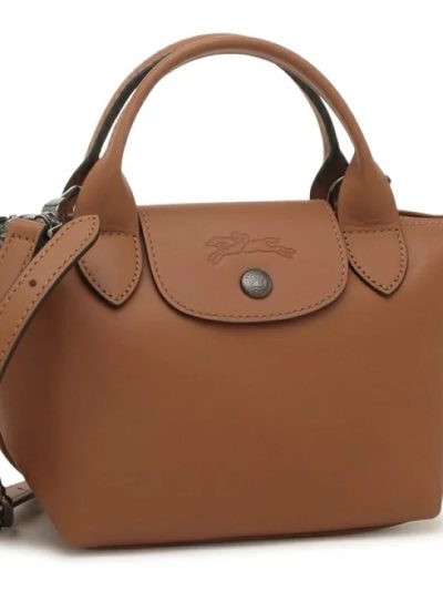 [Pre-Order] XS Le Pliage Xtra Handbag – Leather Cashew