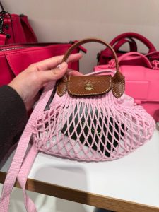 Longchamp Filet Bag Pink XS