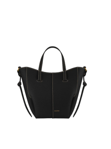 [Pre-Order] Polene Cyme Tote Nano Grainy Black Edition with Ecru Stitching