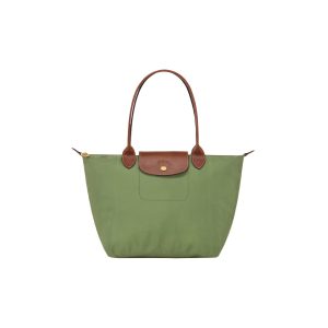 Longchamp Le Pliage Classic / Original Long Handle M Lichen Green