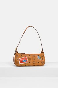 [Pre Order] MCM Visetos Baguette Shoulder Bag Cognac (Sticker Edition)