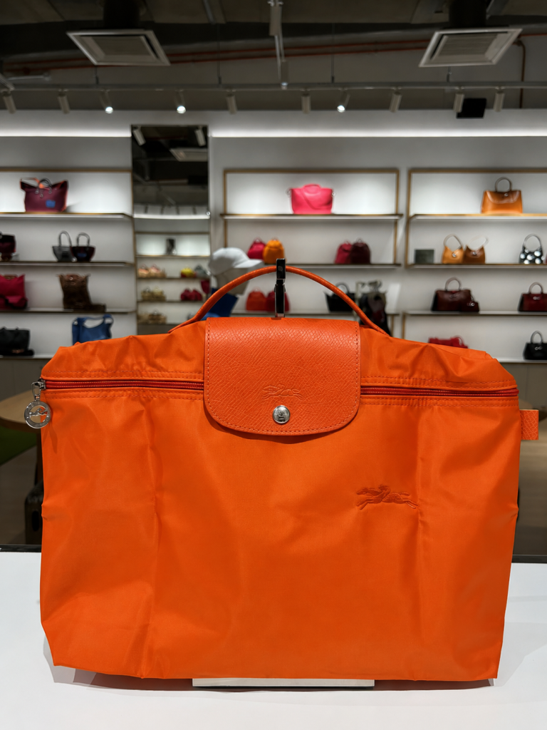 Longchamp Green Series Document Bag Orange
