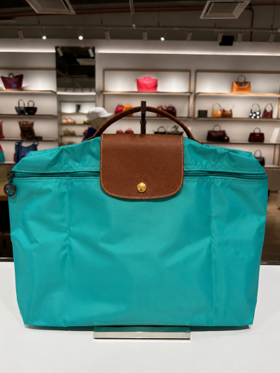 Longchamp Classic Document Bag Turqoise