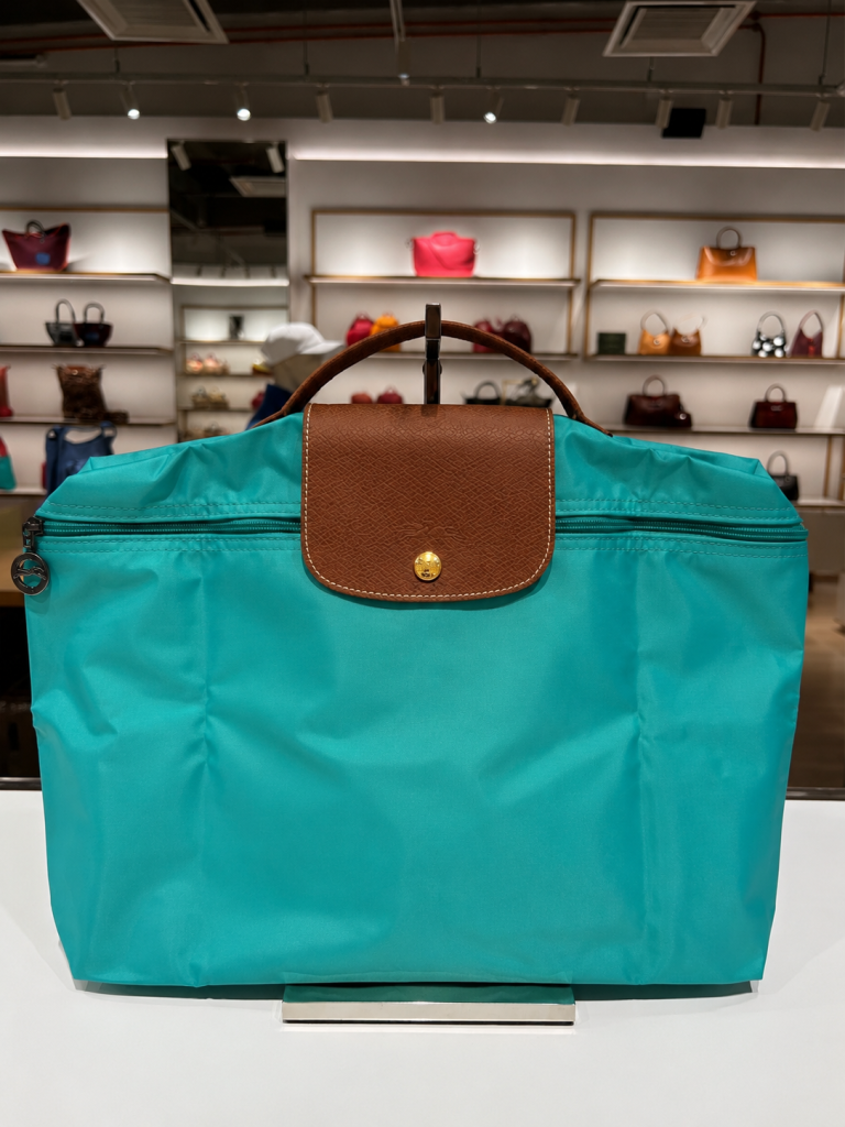 Longchamp Classic Document Bag Turqoise