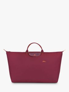 Longchamp Le Pliage Club Garnet Red L