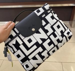Longchamp LGP Document Bag White