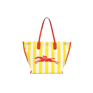 Longchamp Essential Shopping L Yellow White