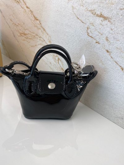 Longchamp Nano Full Leather Black