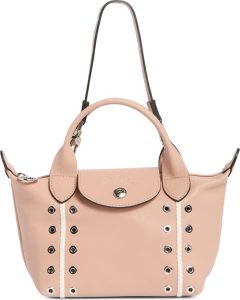 Longchamp XS Cuir Top Handle Blush