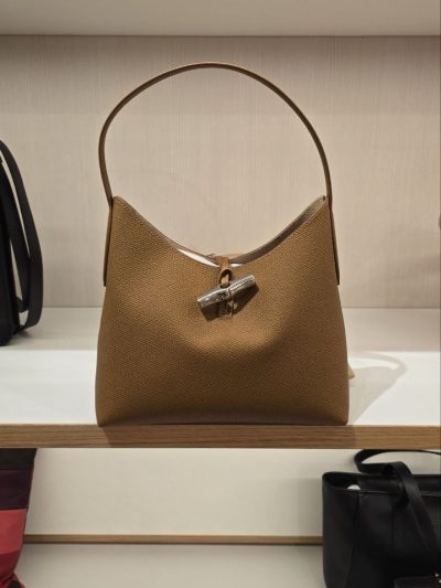 Longchamp Roseau Shoulder Mustard