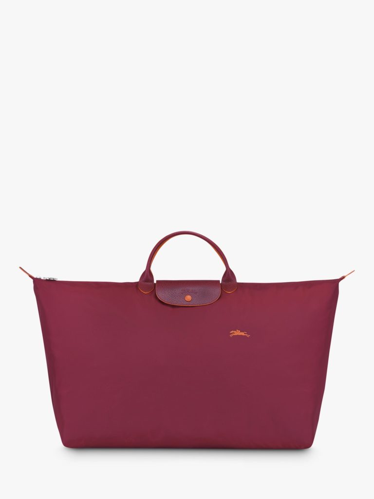 Longchamp Club Travel Bag Large Garnet Red