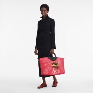 Longchamp Travel Bag L Printed Collection