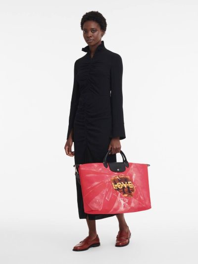 Longchamp Travel Bag L Printed Collection