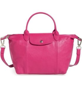 Longchamp Le Cuir Small Pink (Full leather)