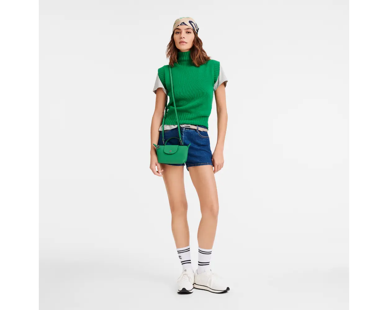 Longchamp Xtra Pouch Green - Image 2