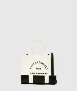 [Pre-Order] Karl Lagerfeld Rue St-Guillaume Mini Tote Bag White (A3W50027101)