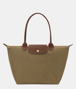 Pre Order Longchamp Le Pliage Classic / Original Long Handle Olive M