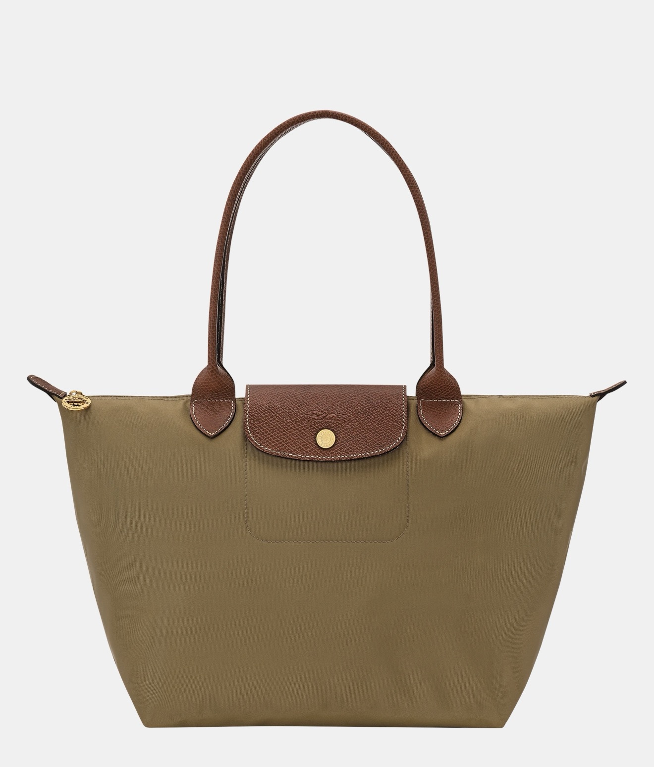 Pre Order Longchamp Le Pliage Classic / Original Long Handle Olive M