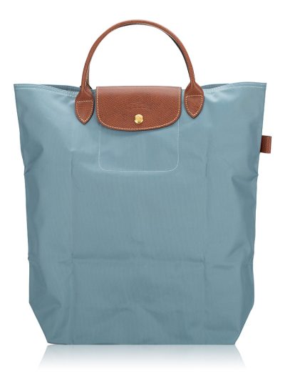 Longchamp Le Pliage Medium Tote (Cabas) Blue