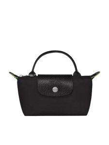 Longchamp Pouch Le Pliage Green Black