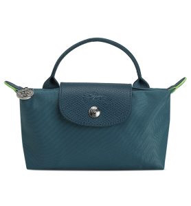 Longchamp Pouch Le Pliage Green Peacock