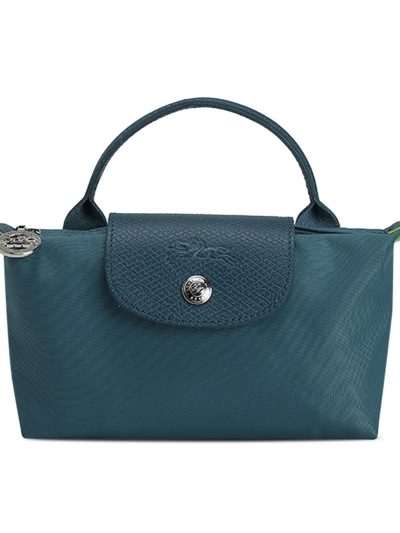 Longchamp Pouch Le Pliage Green Peacock