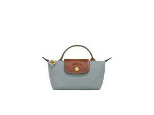 Longchamp Pouch Le Pliage Classic Steel