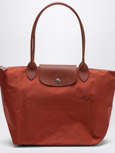 Pre Order Longchamp Le Pliage Green Series Long Handle Chestnut L