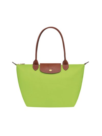 Pre Order Longchamp Le Pliage Classic / Original Long Handle Light Green L