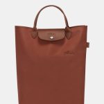 Longchamp Le Pliage Green Medium Tote (Cabas) Chestnut